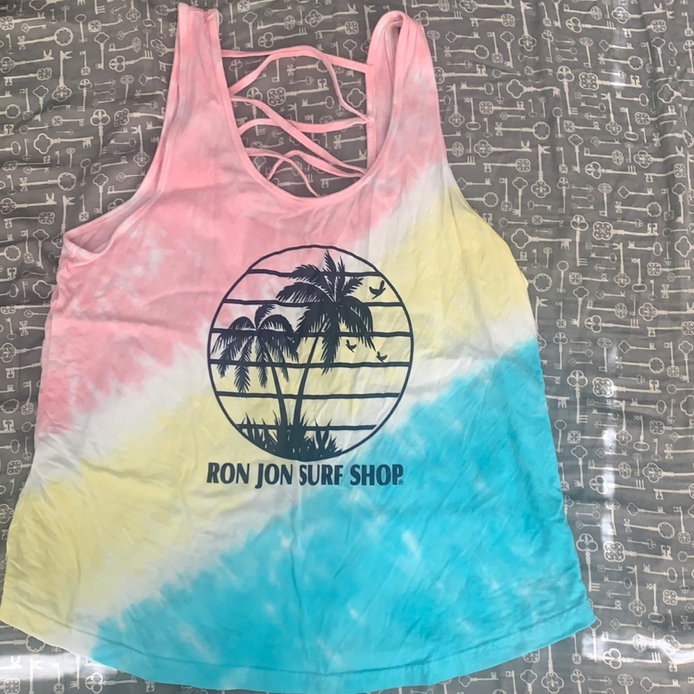 Ron Jon surf Shop Multi colored Tank.